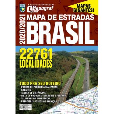 Imagem de Livro - O Mapograf Guia - Mapa de estradas Brasil 2021