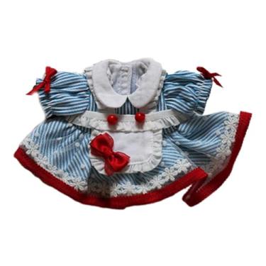 Imagem de menolana Vestido de princesa de boneca de pelúcia para 4,72 polegadas de imaginação de photo acessórios de modelo acessórios para modelos Faça suas próprias, Azul