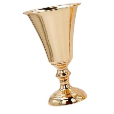 Imagem de Bothyi Vaso de flor da mesa central do casamento, vaso de trompete, suporte de buquê, guia de estrada para sala de jantar, restaurante, cerimônia, S