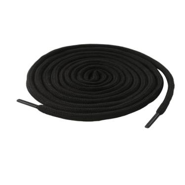 Imagem de BOROLA 1 cordão de algodão durável moderno de 138 cm, moletom premium, calça esportiva, shorts de substituição universal com cordão (cabeça redonda de plástico, corda preta)