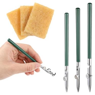 Imagem de 6 canetas pautadas para mascaramento de fluido para pintura em aquarela e borracha de resíduos de cola para desenho de linha e desenhos técnicos, guache de tinta indiana