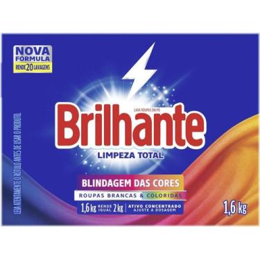 Imagem de Brilhante Sabao Em Po Limpeza Total 1,6Kg, 1,6kg