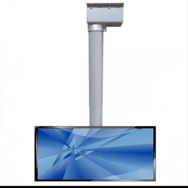 Imagem de CUTPOIY Suporte motorizado para TV de teto - Suporte de parede motorizado, elevador de TV elétrico de altura ajustável com controle remoto, serve para TVs de perfil baixo de 26 a 70 polegadas (uma cor