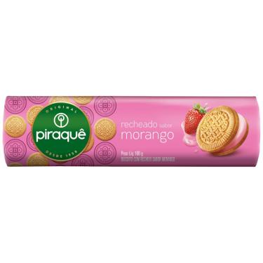 Imagem de Biscoito Recheio Morango Piraquê 160g