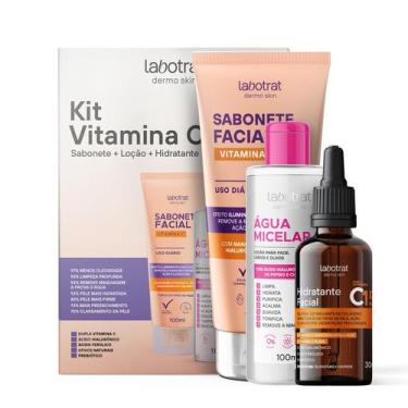 Imagem de Kit facial vitamina c dermo skincare c/ 3 itens - labotrat