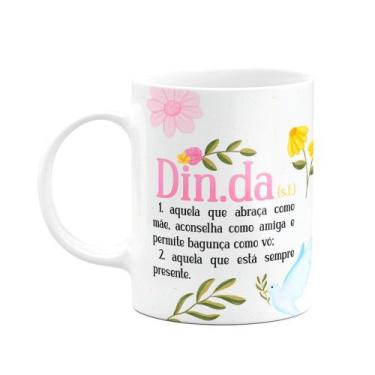 Imagem de Caneca de Dindos - Definição de Dinda - 325ml - JPS INFO