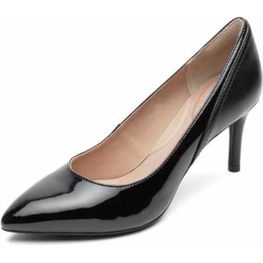 Imagem de Rockport Sapato feminino Total Motion 75 mm bico fino, Patente preta, 11 Wide