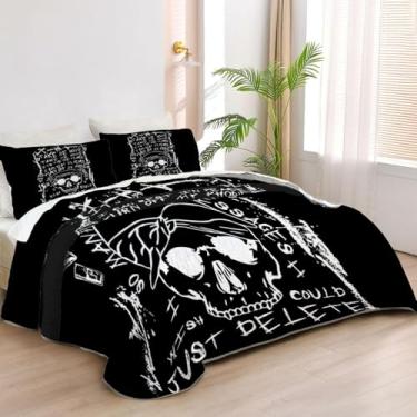 Imagem de Allenjoy Colchas King Size Underground Rap Duo, Conjunto de Cama de Artistas Hip-Hop, Tecido Lavável com 2 Fronhas SC00260-007