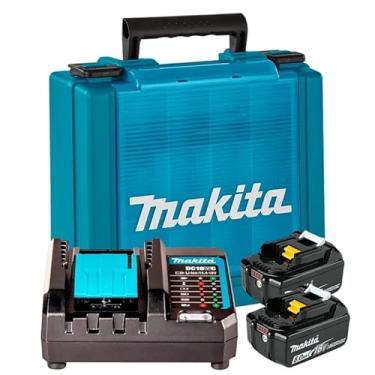 Imagem de Kit Carregador 14.4/18V Sd + 2 Bat 18v 6.0Ah + Maleta Makita