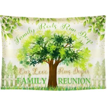 Imagem de CapiSco Pano de fundo de reunião de família para decoração de festa de reunião, folhas de árvores genealógicas, raízes da família, corra profundamente, nosso amor, fundo mais profundo, reunião de