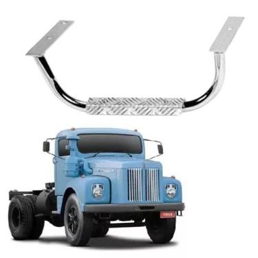 Imagem de Escada L111 Scania Cromado Plataforma 1 Degrau - Fabbof