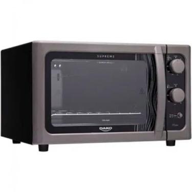 Imagem de Forno Elétrico de Bancada 44L Dako Supreme Grill 1750W, Titanium, 220V