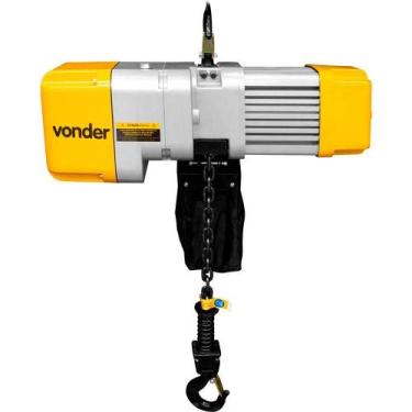 Imagem de Talha Elétrica VONDER 1 Tonelada Elevação de 3 Metros 380 V~ Trifásico