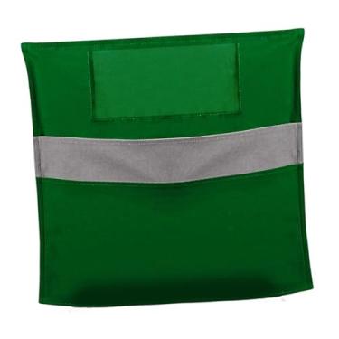 Imagem de WeiLaiKeQi Bolsos para cadeiras para sala de aula, organizador de materiais escolares com encosto de cadeira, bolsos para assentos domésticos, bolsa para cadeira, Verde