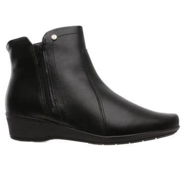 Imagem de Bota Feminina Comfortflex Anabela Tendência Conforto Moda 24-74301, 37