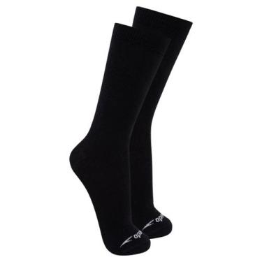 Imagem de Kit com 2 Pares de Meias Esportiva Cano Longo Speedo 8026, Preto, 33-3