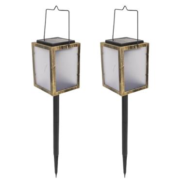 Imagem de Hyuduo Lanternas Solares Solares de Jardim de Tremores Solares Luzes Ao Ar Livre Com Modo de Pisca e Estaca para Decoração