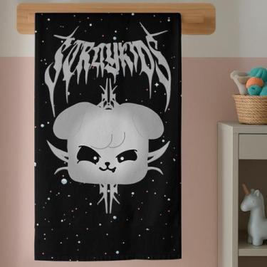 Imagem de Toalha Qualidade de Banho Menina Com Estampa Kpop Mascote Stray Skzoo 