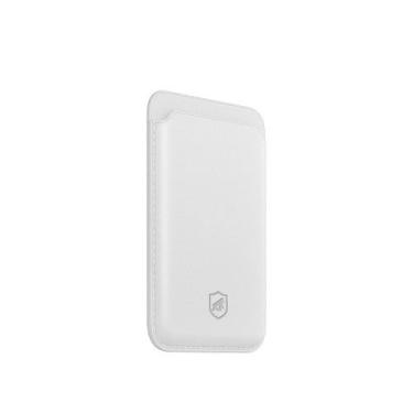 Imagem de Carteira porta cartão com tecnologia Magsafe - Branca - Gshield