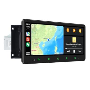Imagem de Joying Rádio de carro para Jeep Wrangler 2003 2004 2005 2006, Android 13 estéreo, tela sensível ao toque IPS de 7 polegadas 4 GB + 64 GB, compatível com Carplay sem fio e Android Auto, Mirror Link, AM