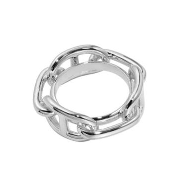 Imagem de Cachecol de seda com corrente grossa, clipe para mulheres, banhado a ouro/prata, minimalista, faixa larga, fivela, suporte de fecho, cachecóis, camiseta, xale, cachecóis, fecho, vestido, acessórios de