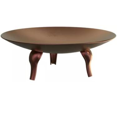 Imagem de Lareira Envelhecida 100 cm Libaneza Ferro Fundido Braseiro de Jardim