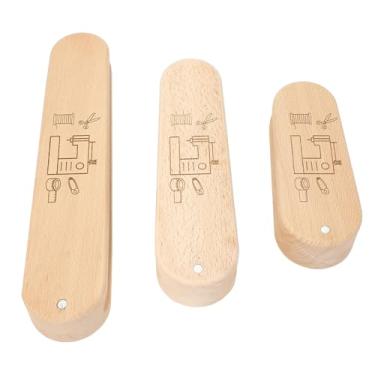 Imagem de Aramox 3 Clappers de Costura Com Escala, Blocos de Prensa de Calor de Madeira para Planing Tecidos, Ferramenta de Auxílio de Acolchoado, Múltiplos Tamanhos, Passando a Roupa para o