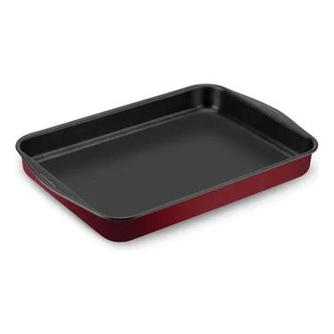 Imagem de Assadeira Retangular R3 Dura+ 33cm Revestida Verm - Rochedo