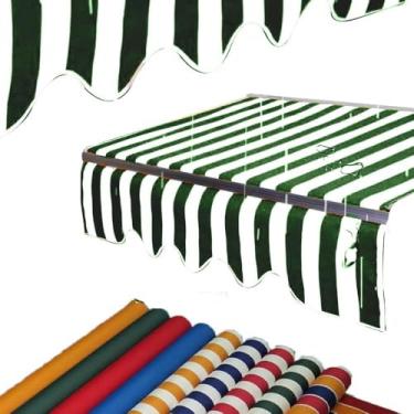 Imagem de Toldo De Pátio Tecido De Substituição Superior Guarda-sol Exterior Canopy Cloth, 6.5ft 10ft 13ft 20ft 23ft Tampa Superior De Substituição De Sombra De Sol, Color-b, 13x8.2ft (4mx2.5m)