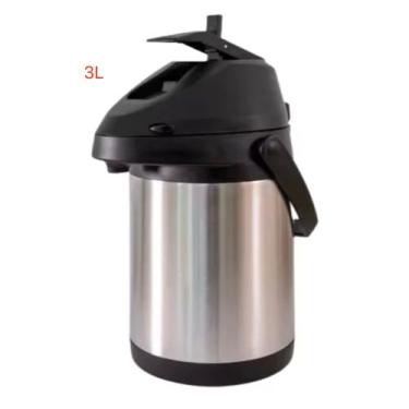 Imagem de Garrafa Térmica Inox Café 2.5L Água Restaurante 4 Litros Tereré Manten