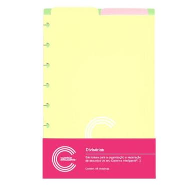 Imagem de Divisórias Caderno Inteligente Pastel A5