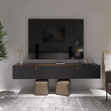 Imagem de Rack Suspenso para Tv até 70 Polegadas 2 Portas Grécia 180cm - ViaNoss