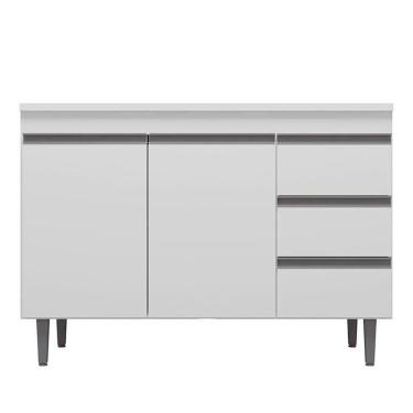 Imagem de Balcão De Pia Andréia 100 Cm Branco – Ajl