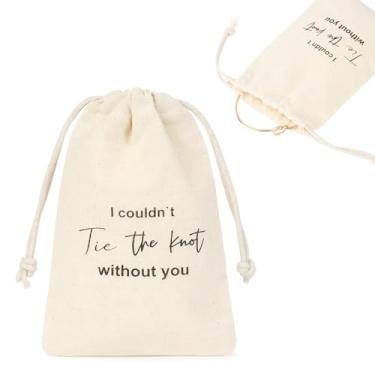 Imagem de CEELGON 8 peças bolsa de joias com cordão, sacos de presente de dama de honra, tecido de algodão de linho, casamento, festa nupcial, lembrancinha, laço de despedida de solteira, brinco, embalagem de