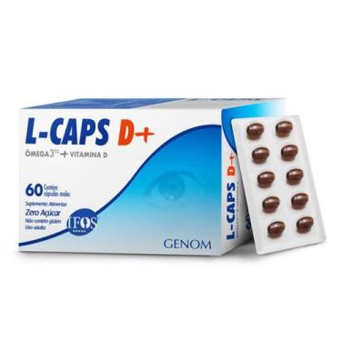 Imagem de L-Caps D+ Ômega 3 + Vitamina D 60 cápsulas - GENOM