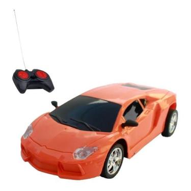 Imagem de Carrinho de Controle Remoto 1:18 Importway C/ Luzes Laranja