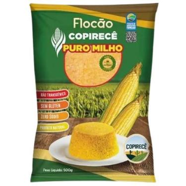 Imagem de Kit 3X: Flocão De Milho Natural Copirecê 500G - COPIRECE
