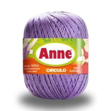 Imagem de Linha Artesanato De Costura Anne Crochê Tricot Maquina 500m, Azaleia