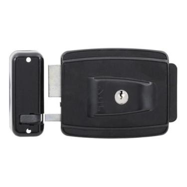 Imagem de Fechadura Elétrica Com Mini Abertura - 12V - Preto - Agl