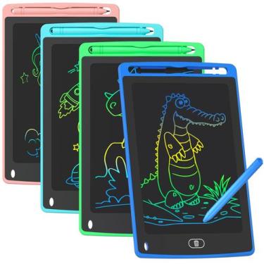 Imagem de Tablet de escrita LCD TQU de 8,5 polegadas para crianças com pacote de
