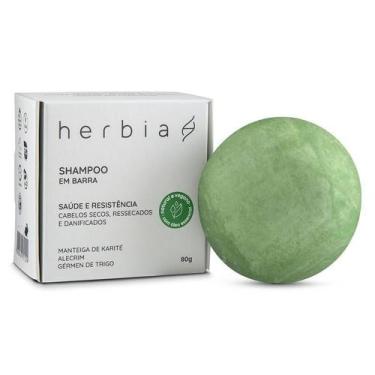 Imagem de Shampoo em Barra para Cabelos Secos, Ressecados e Danificados Herbia  