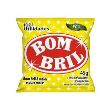 Imagem de Lã de Aço Bombril Eco 45g com 6un Original