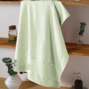 Imagem de Toalhas Lavabo Bella Dohler para Bordado Cruz (1, 10474 - Verde Claro, 45cm X 30cm)