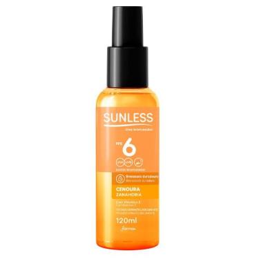 Imagem de Óleo Bronzeador Sunless FPS 6 Cenoura 120ml
