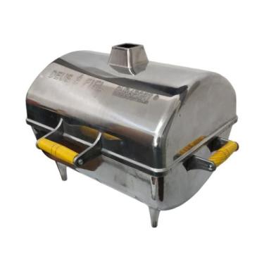 Imagem de Churrasqueira a carvão tipo Bafo em Alumínio DURAFORT modelo GOLD, Alu