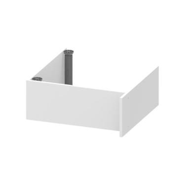 Imagem de Kit Rodapé Para Balcão Cozinha De Canto Veneza Com Pés Multimóveis Mp3745 Branco