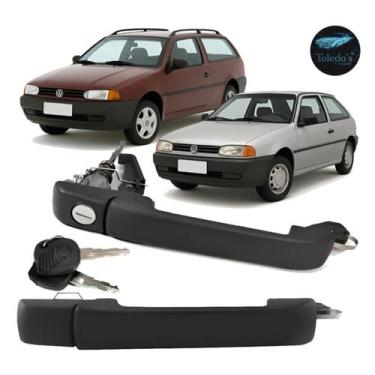 Imagem de Par de maçanetas externas gol/parati g02 bola 02 portas - Ciliparts