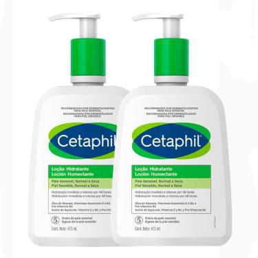 Imagem de Kit 2 Cetaphil Loção Hidratante Galderma para Pele Normal a Seca 473ml