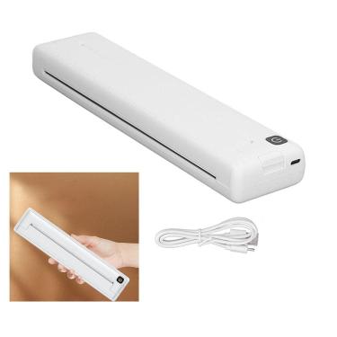 Imagem de Impressora Termica Bluetooth A4 App Celular Bateria Recarregavel USB Documento Advogado Processo Trabalho