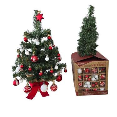 Imagem de Mini árvore de natal com kit 37 peças - Cromus